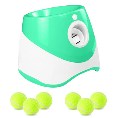 Automatic Dog Tennis Ball Launcher - Rechargeable Interactive Catapult Toy