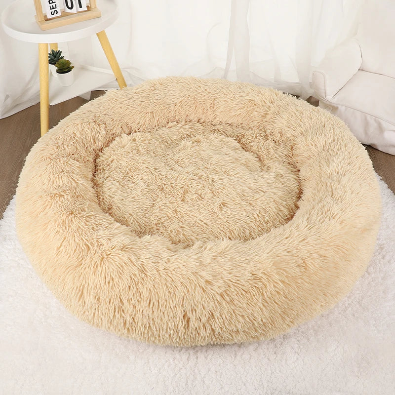 Washable Calming Donut Dog and Cat Bed