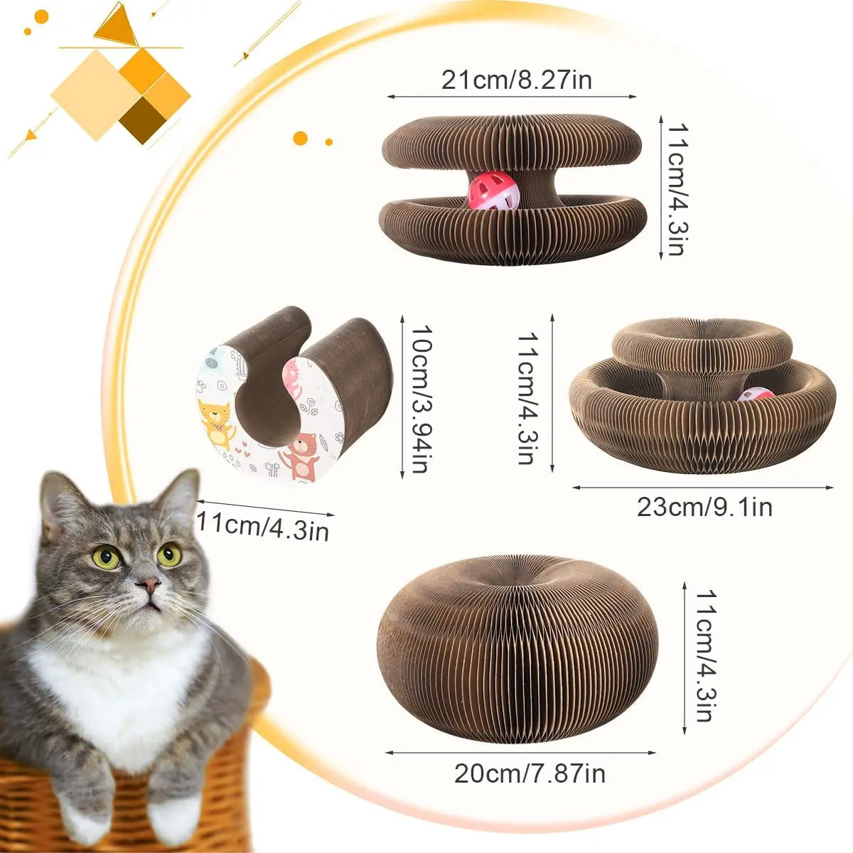 cat scratcher size