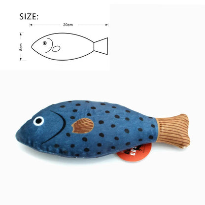 3D Simulation Fish Cat Toy