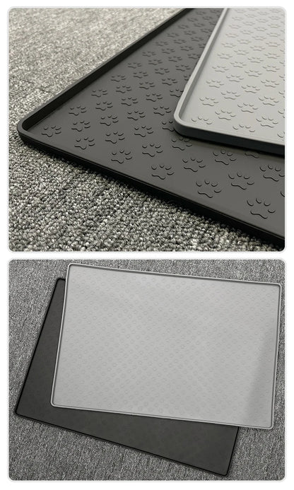 Waterproof Silicone Pet Placemats for Dogs & Cats