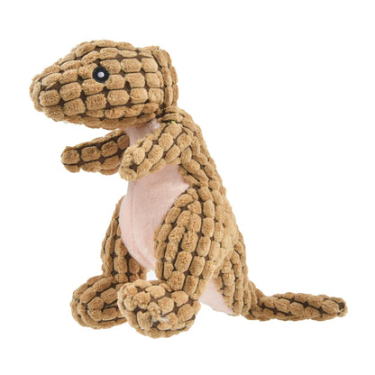 blue dinosaur dog toy
