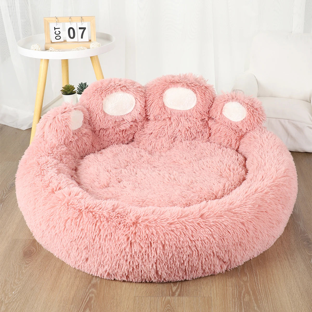 Luxury Fluffy Dog Bed for Dogs & Cats