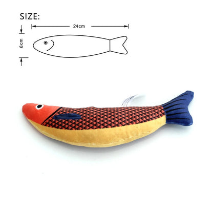 3D Simulation Fish Cat Toy