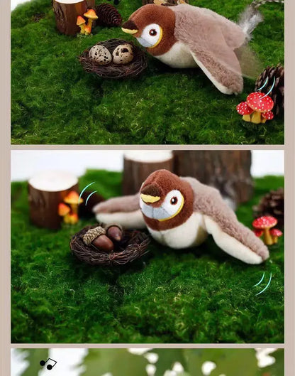 Catnip Electric Bird Squeaky Plush Toy