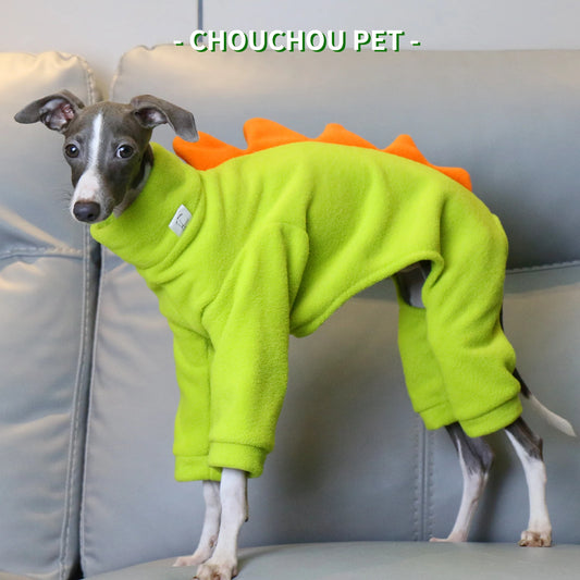 Dinosaur Winter Italian Greyhound Clothes Whippet and Puppy