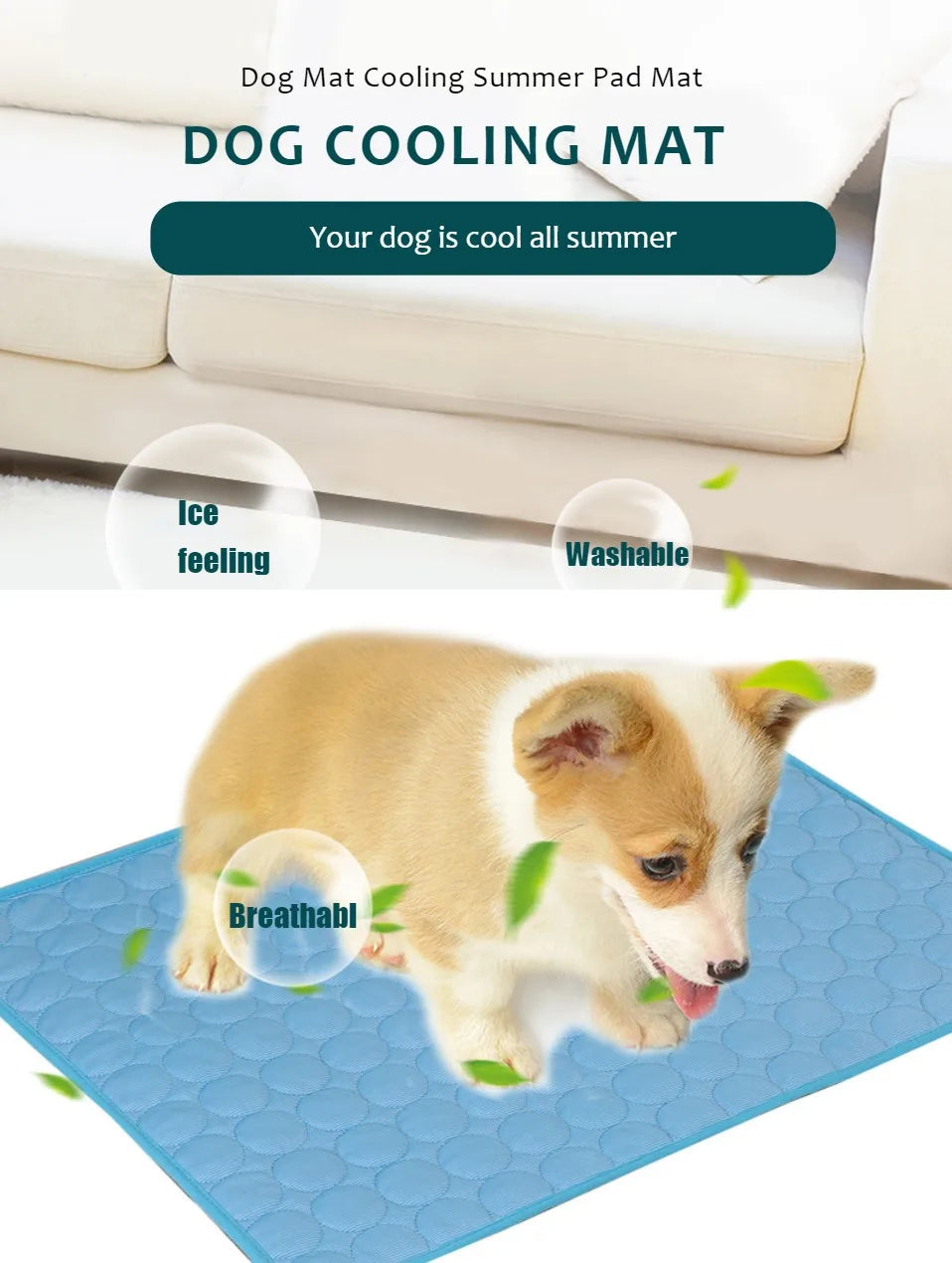 summer pet cooling mat