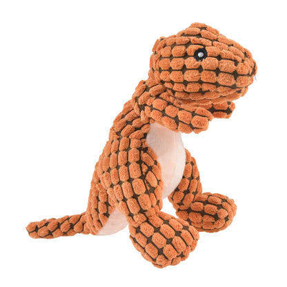 Interactive Dog Chew Dinosaur Toy