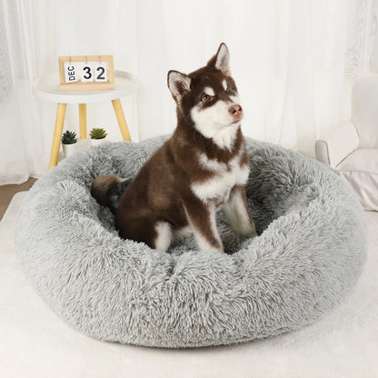 Washable Calming Donut Dog and Cat Bed