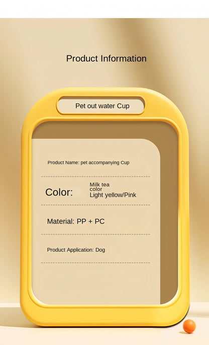 2 in 1 Dog Travel Water Bottle with Food Dispenser