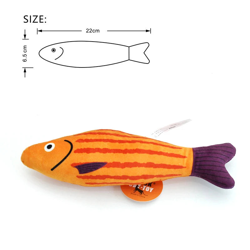 3D Simulation Fish Cat Toy