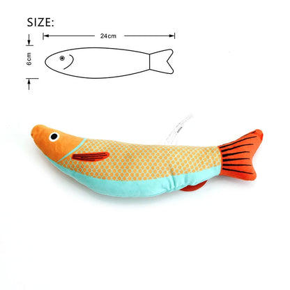 3D Simulation Fish Cat Toy