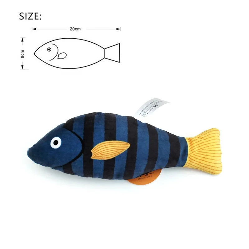 3D Simulation Fish Cat Toy