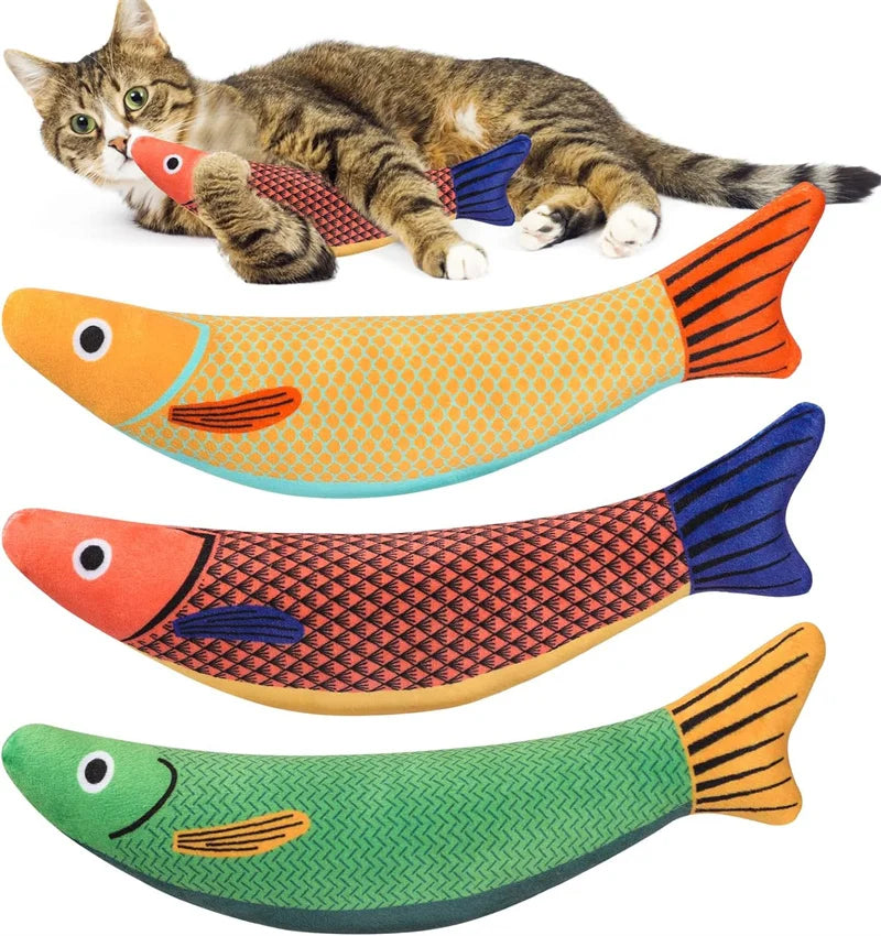 3D Simulation Fish Cat Toy