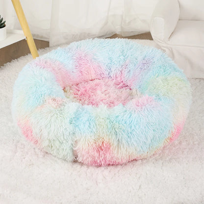 Washable Calming Donut Dog and Cat Bed