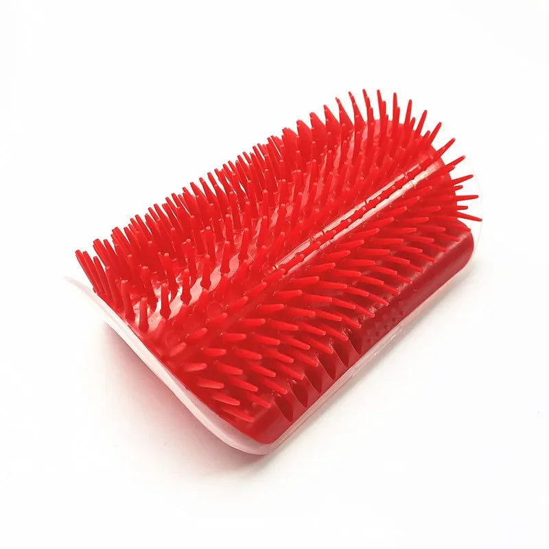Red grooming brush 