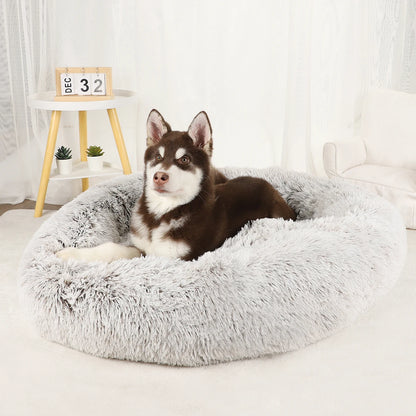 Washable Calming Donut Dog and Cat Bed