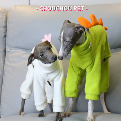 Dinosaur Winter Italian Greyhound Clothes Whippet and Puppy