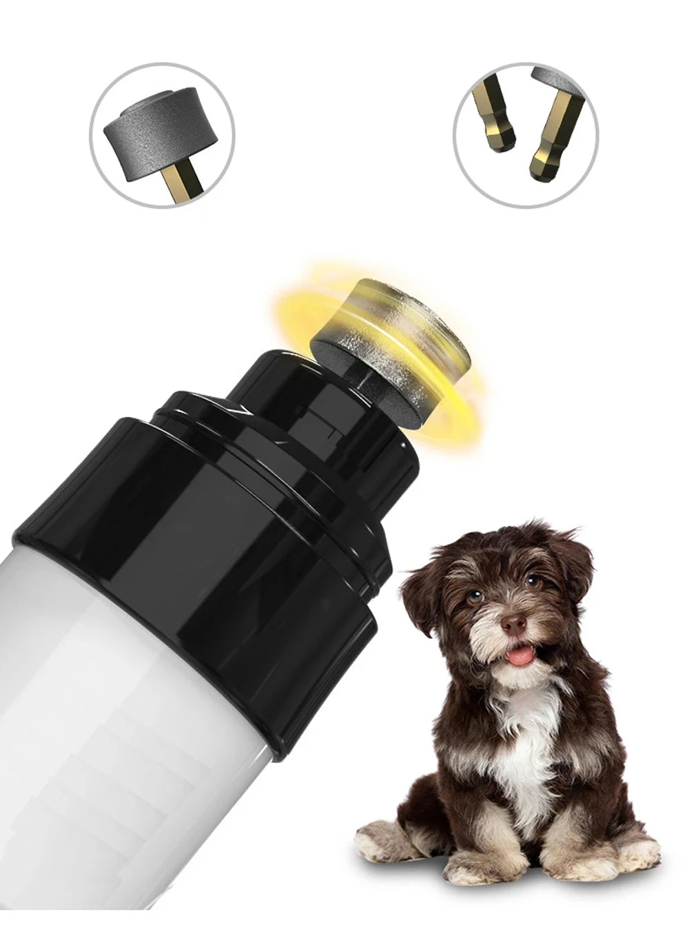 Electric Ultra Noise Dog Nail Grinder for Cat Paws