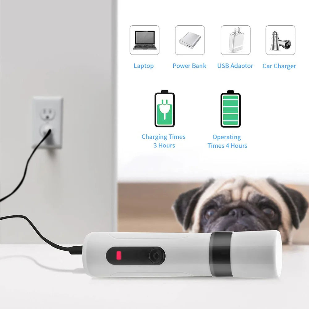Electric Ultra Noise Dog Nail Grinder for Cat Paws