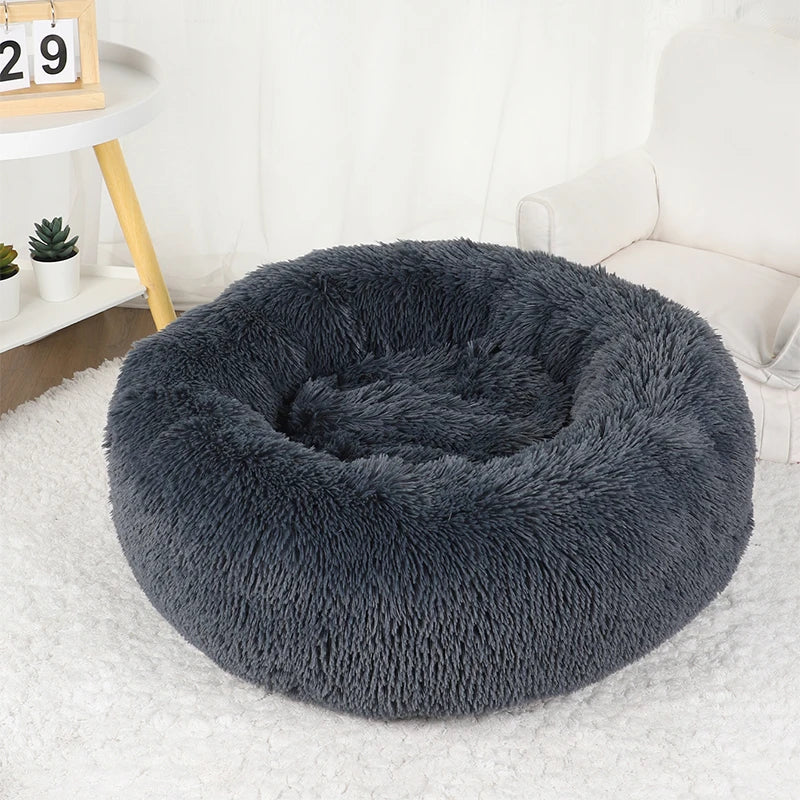 Washable Calming Donut Dog and Cat Bed