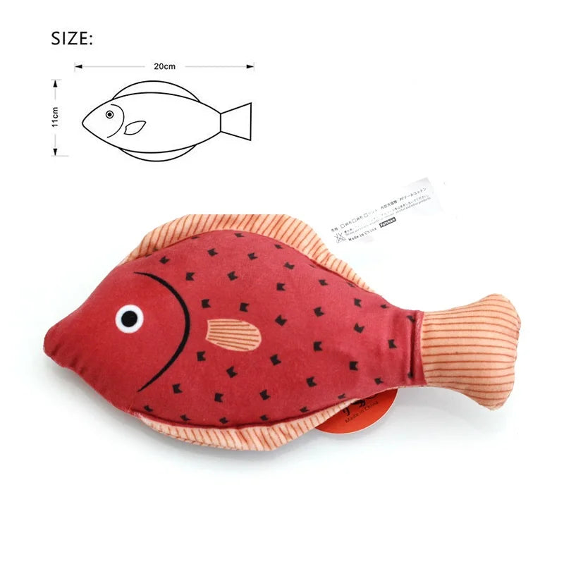 3D Simulation Fish Cat Toy