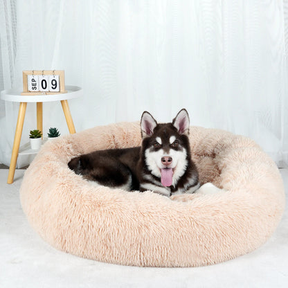 Washable Calming Donut Dog and Cat Bed