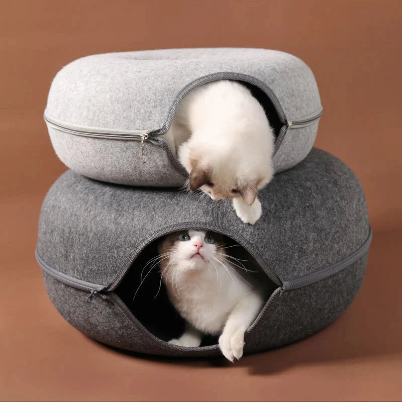 cat play tunnel indoor