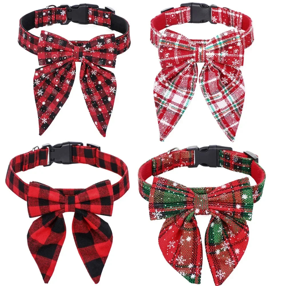 christmas puppy collars​
