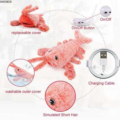 floppy lobster dog toy