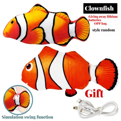 Vibrating Fish Cat Toy | USB Rechargeable & Fun Dancing Cat Teaser