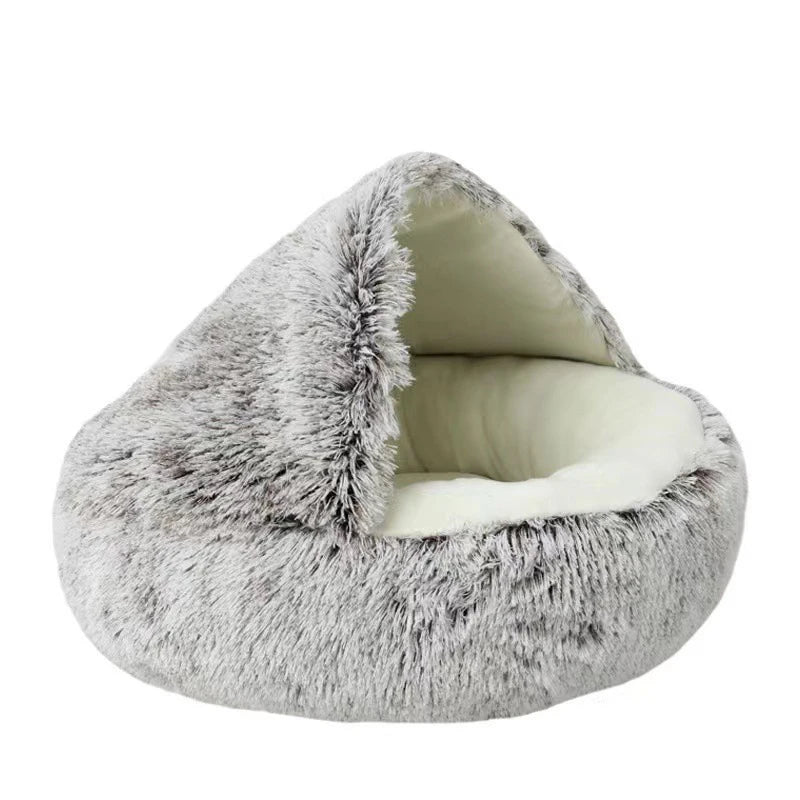 Cute Soft Plush Pet Bed for Small Dogs kitten